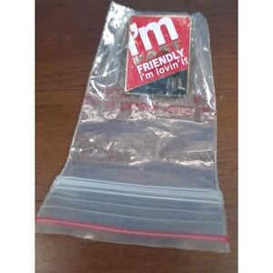 McDonald's "I'm Fast Friendly‎ I'm Lovin' It" Employee  Pin In Original Bag